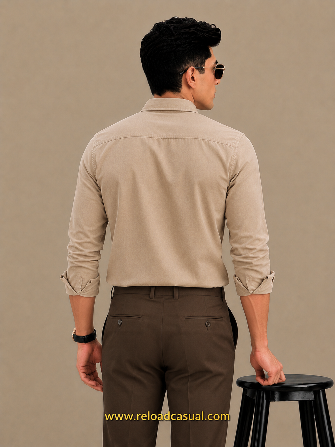 Men's Button-Down Oxford  Breathable Cotton Shirt