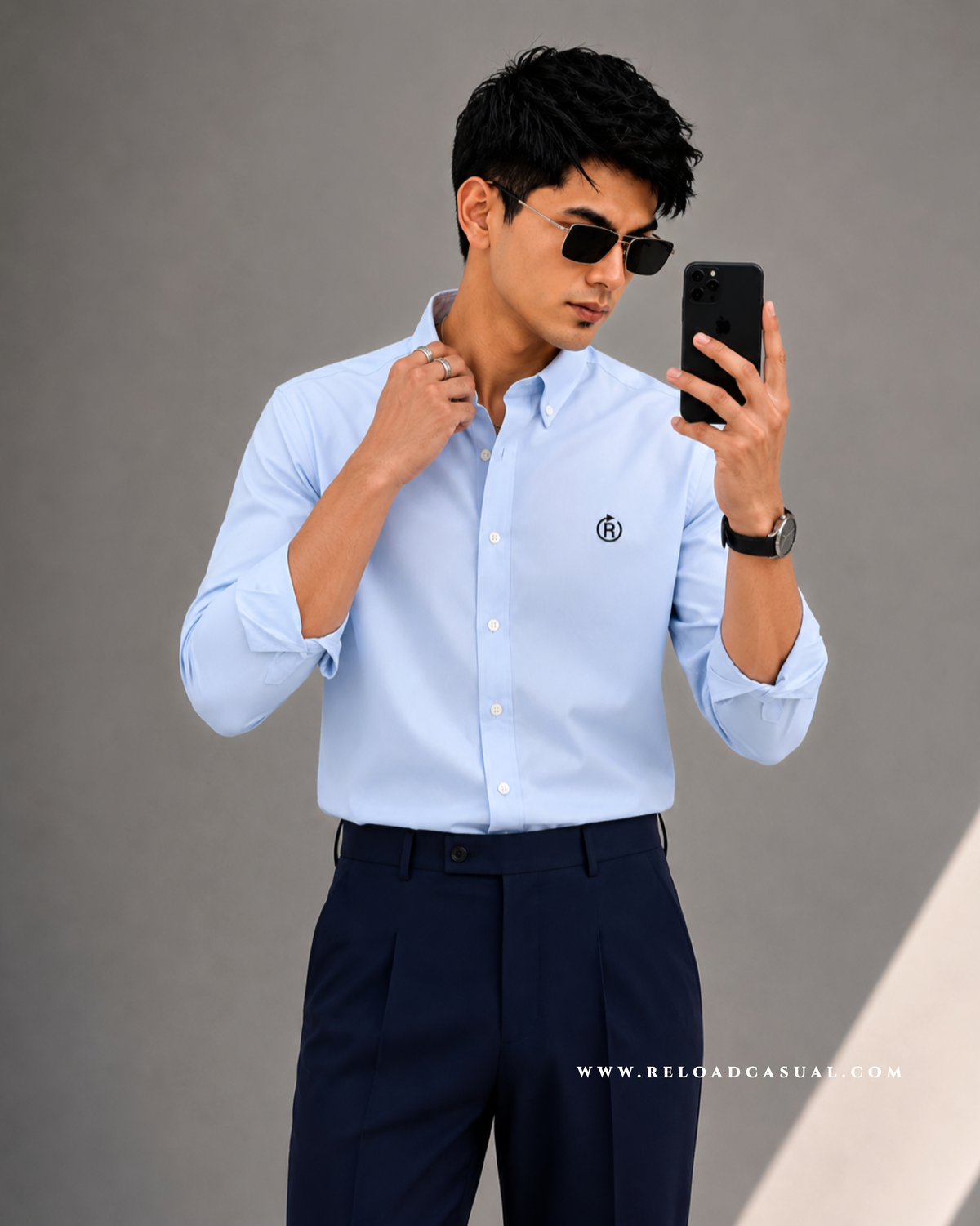 Down Button Oxford Slim Fit Shirt