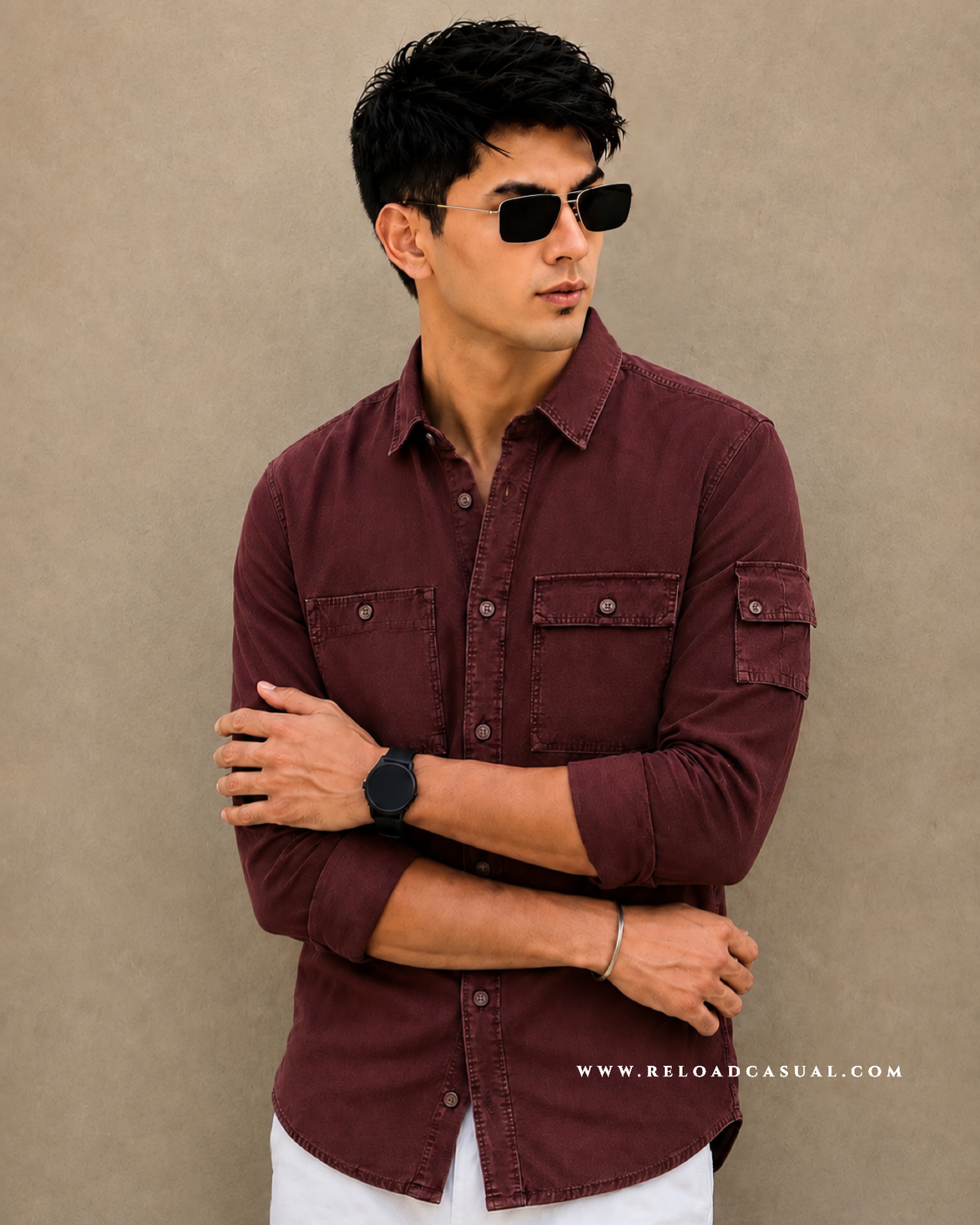 Men's Double Utility Pocket Shirt
