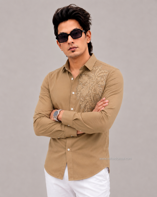 Flower Embroidery Edition Shirt
