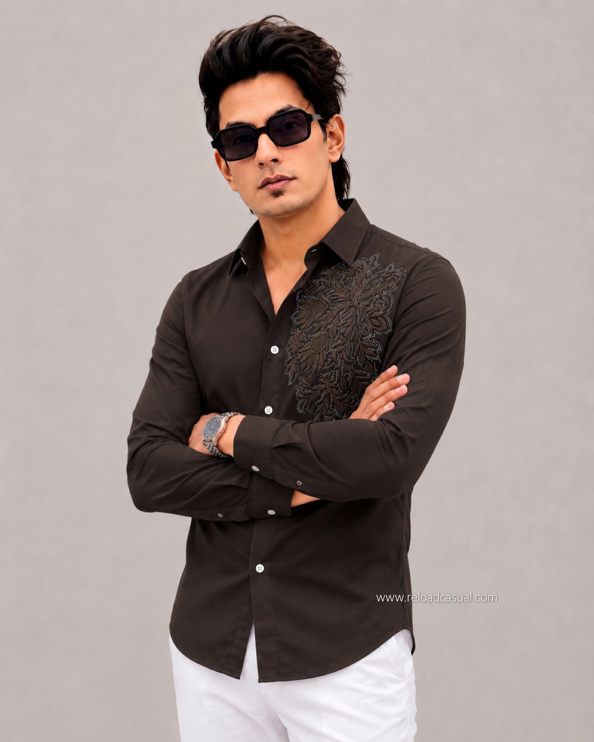 Flower Embroidery Edition Shirt
