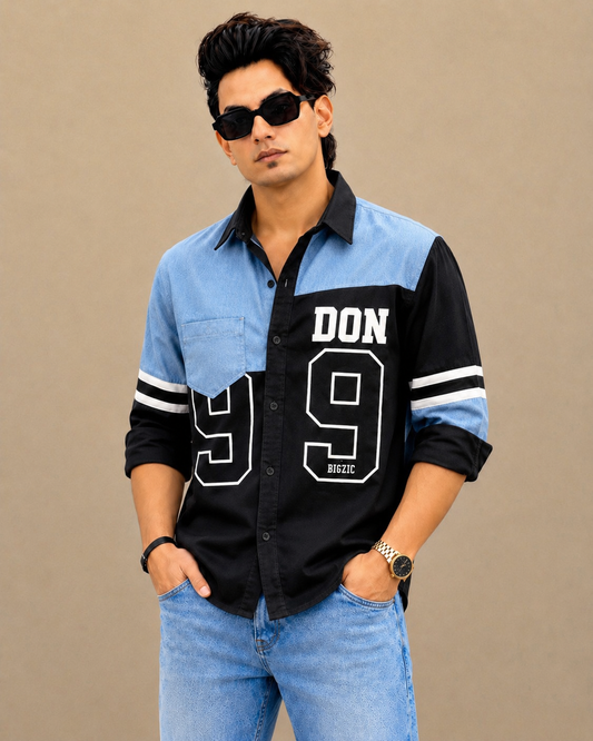 Men’s Don 99 Graphic Denim Shirt