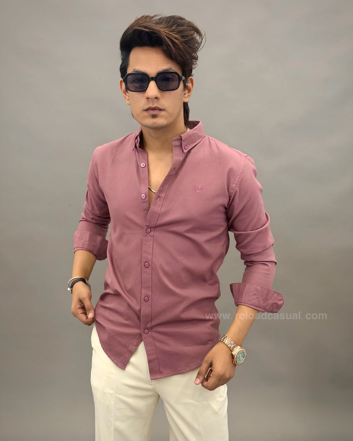 Reload Casual Slim Fit Oxford Shirt