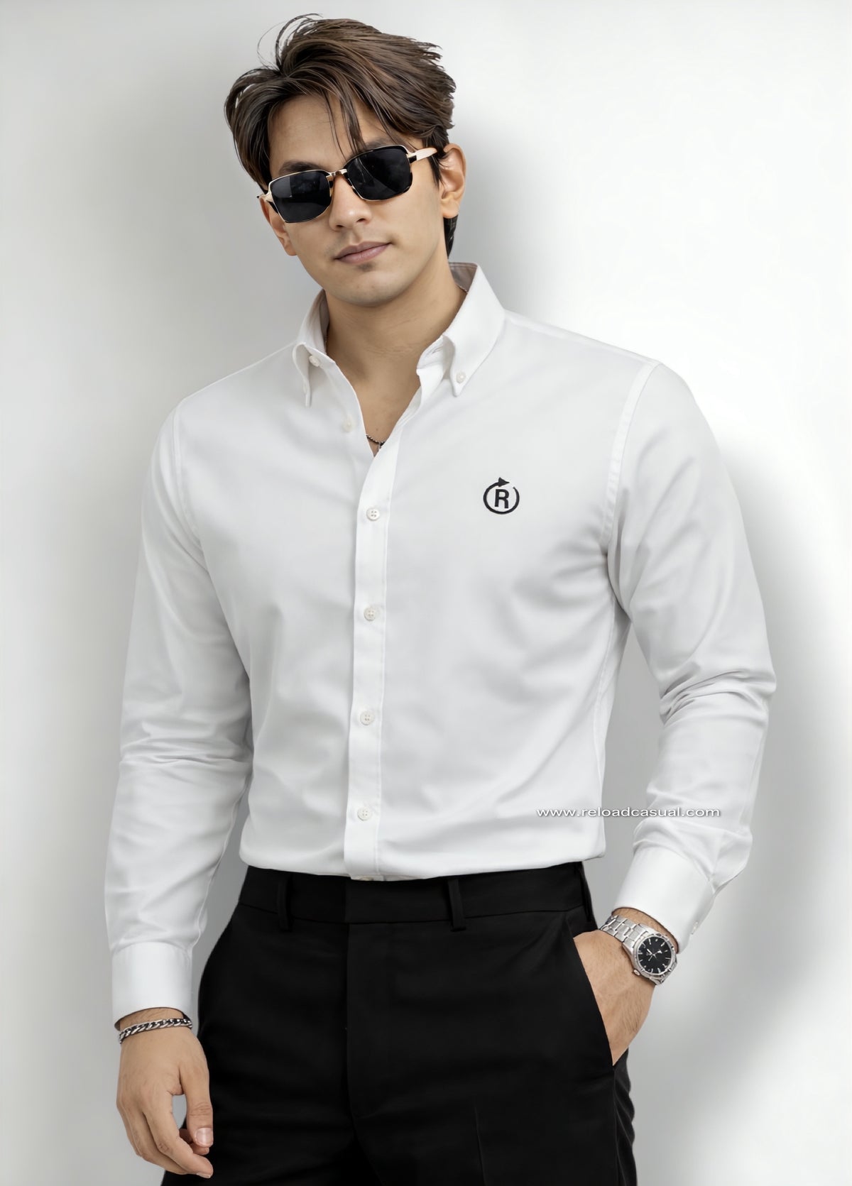 Down Button Oxford Slim Fit Shirt