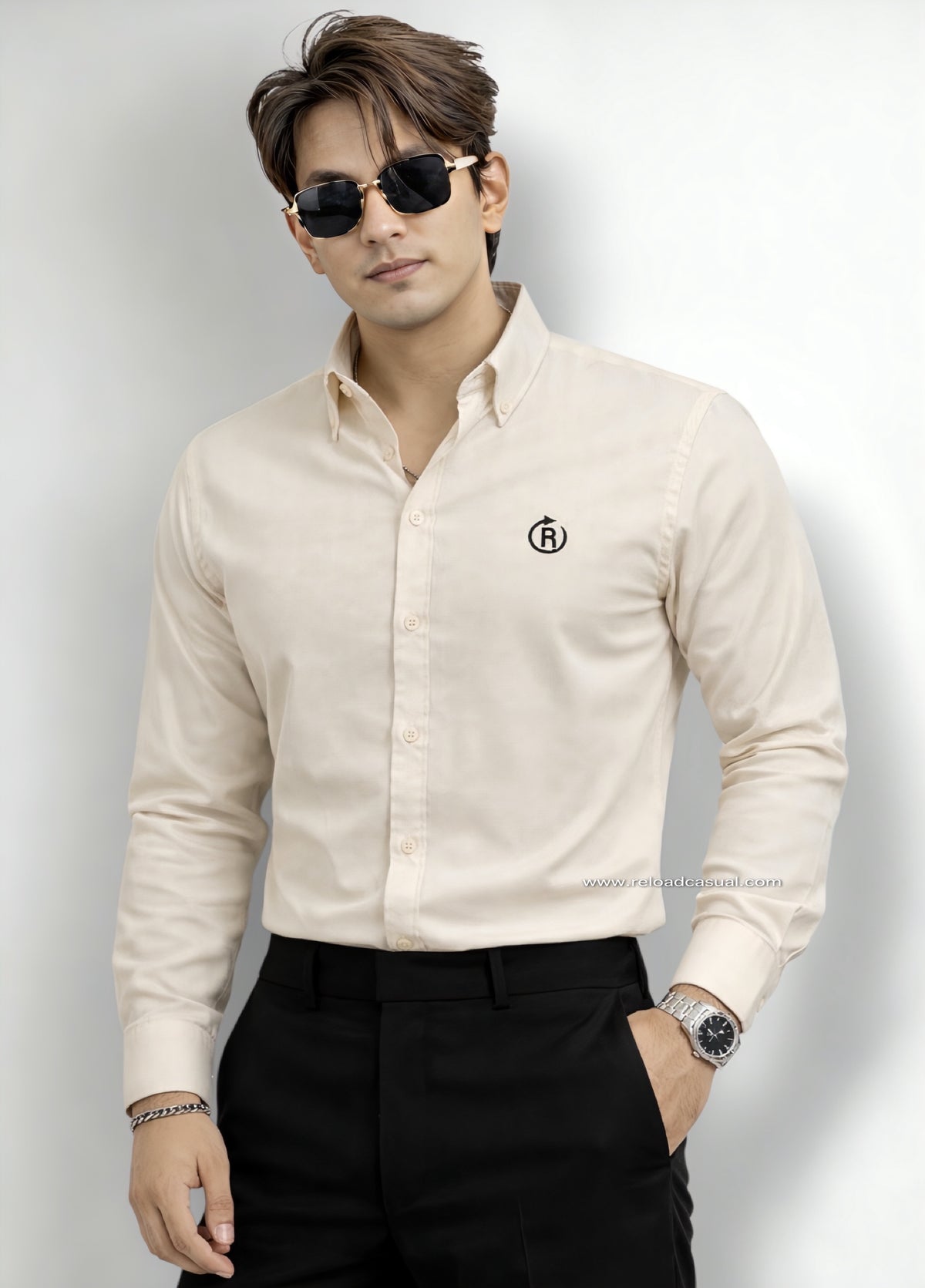 Down Button Oxford Slim Fit Shirt