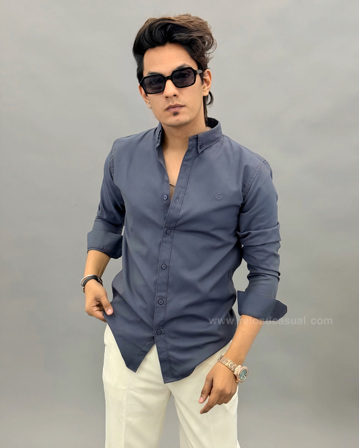 Reload Casual Slim Fit Oxford Shirt