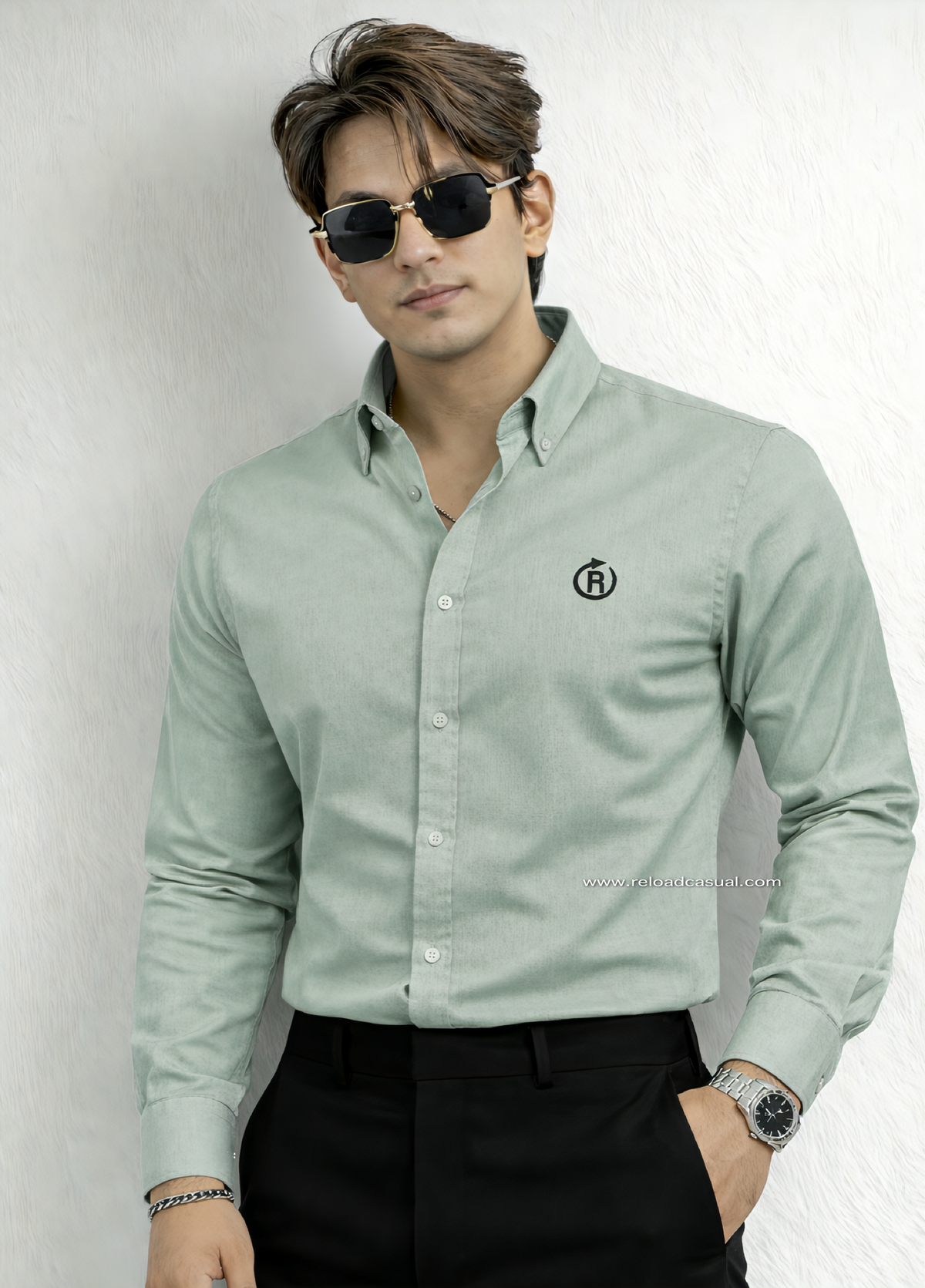 Down Button Oxford Slim Fit Shirt