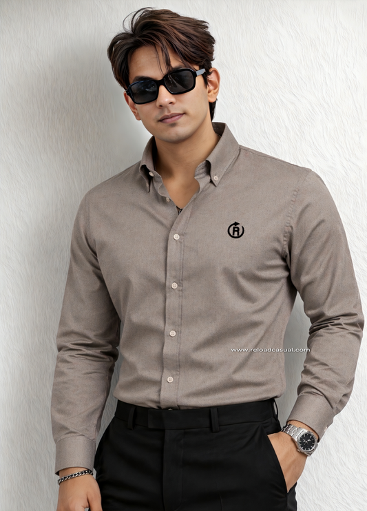 Down Button Oxford Slim Fit Shirt