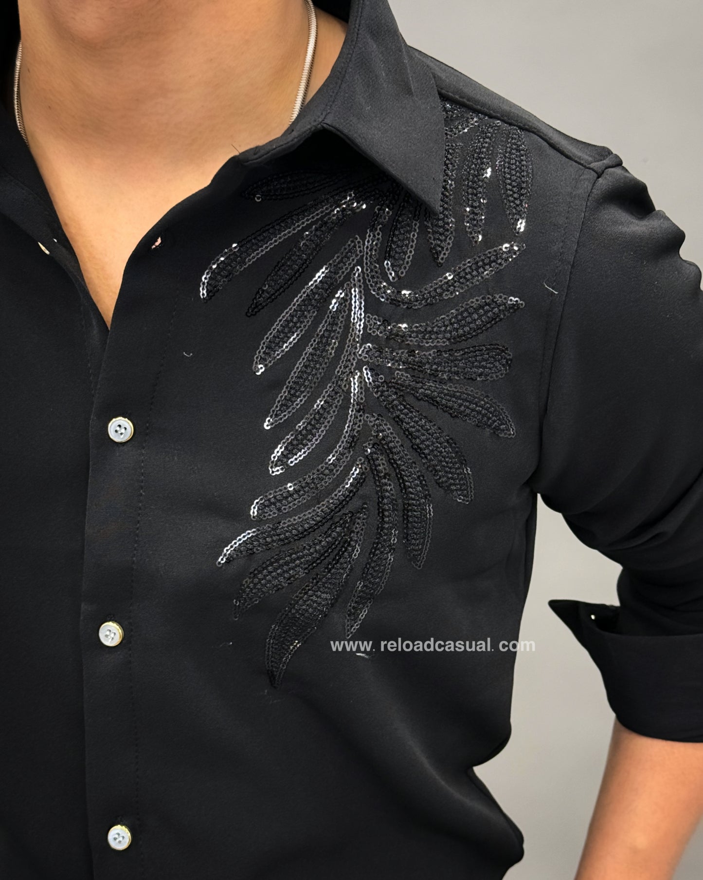 Leaf Gold Design Shirt