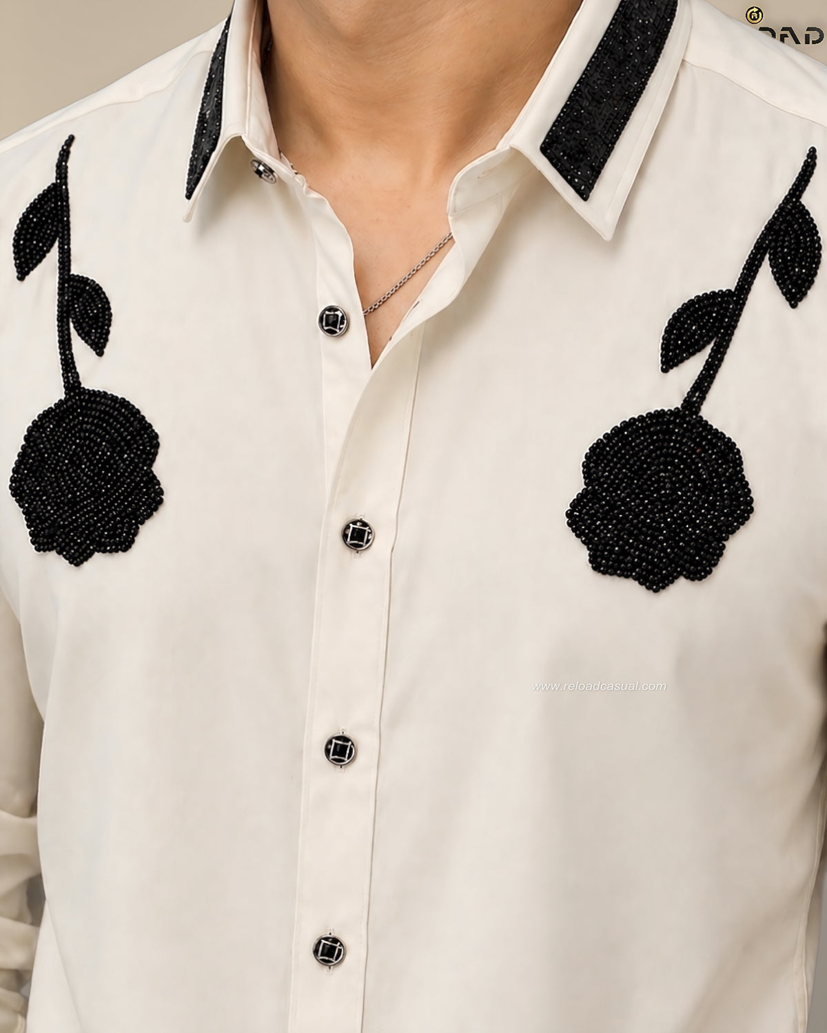 Double Rose Lachka Flock Diamond Shirt