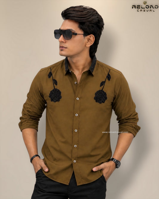 Double Rose Lachka Flock Diamond Shirt