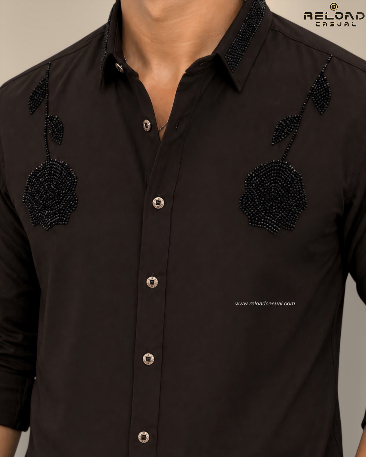 Double Rose Lachka Flock Diamond Shirt