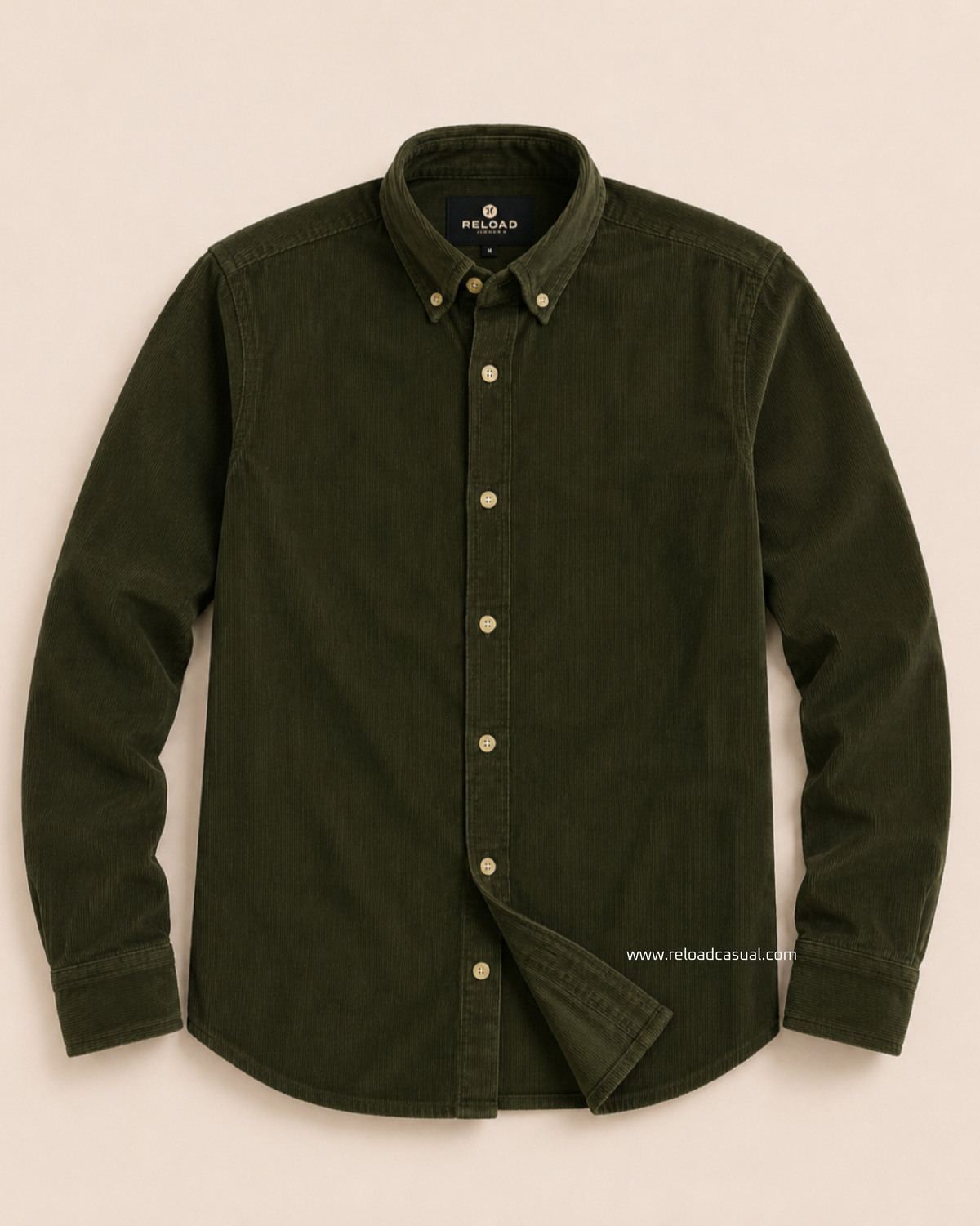 Italian Fit Corduroy Shirt