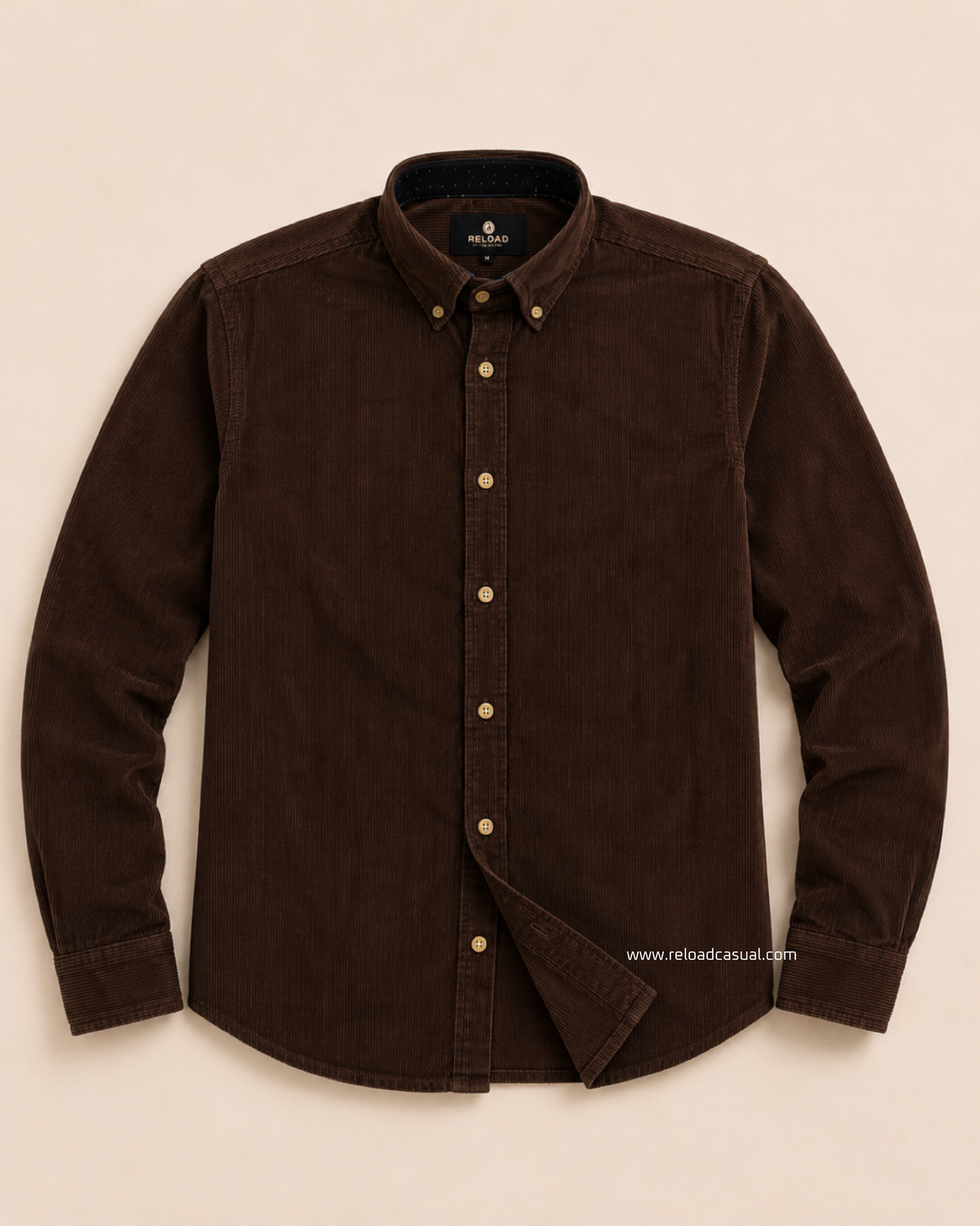 Italian Fit Corduroy Shirt