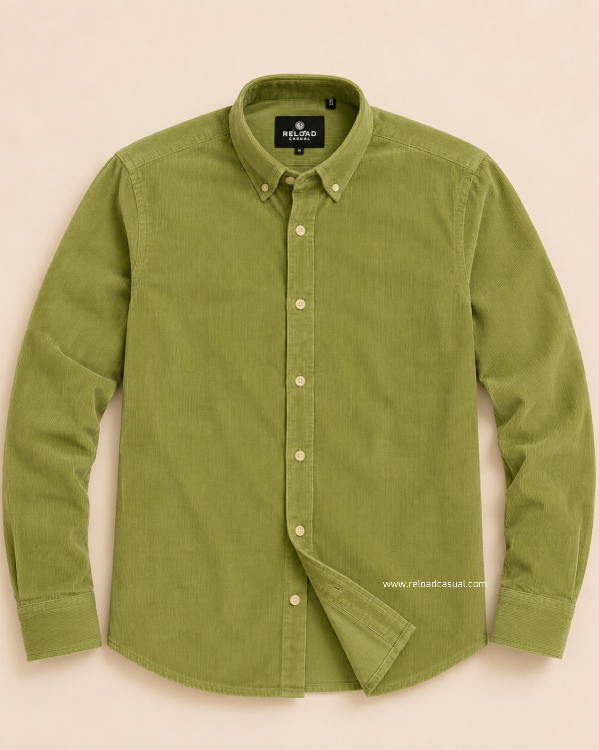 Italian Fit Corduroy Shirt