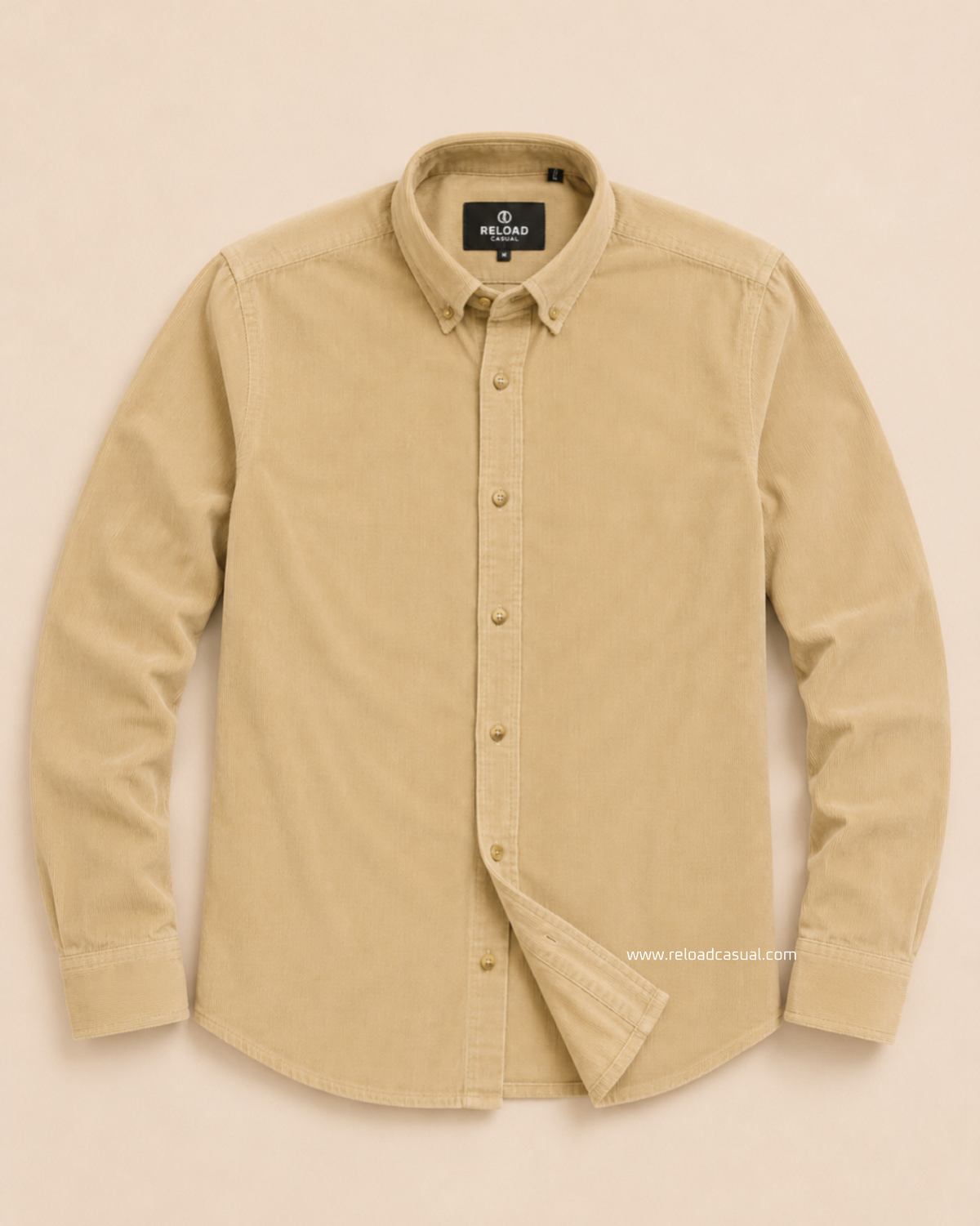 Italian Fit Corduroy Shirt