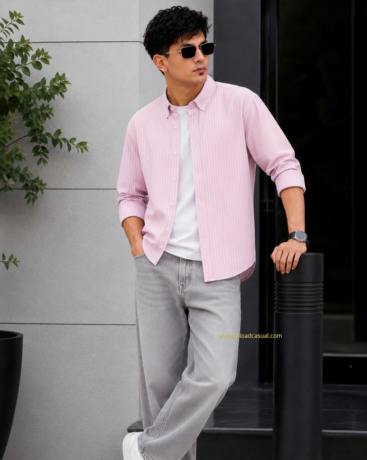 Casual Oxford Lining Italian Fit Shirt