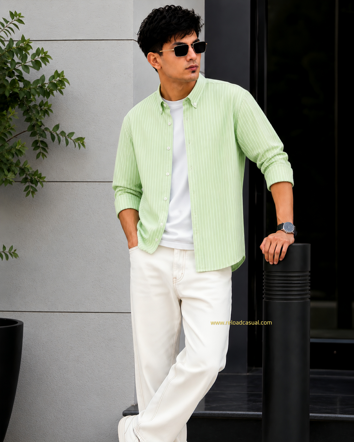 Casual Oxford Lining Italian Fit Shirt