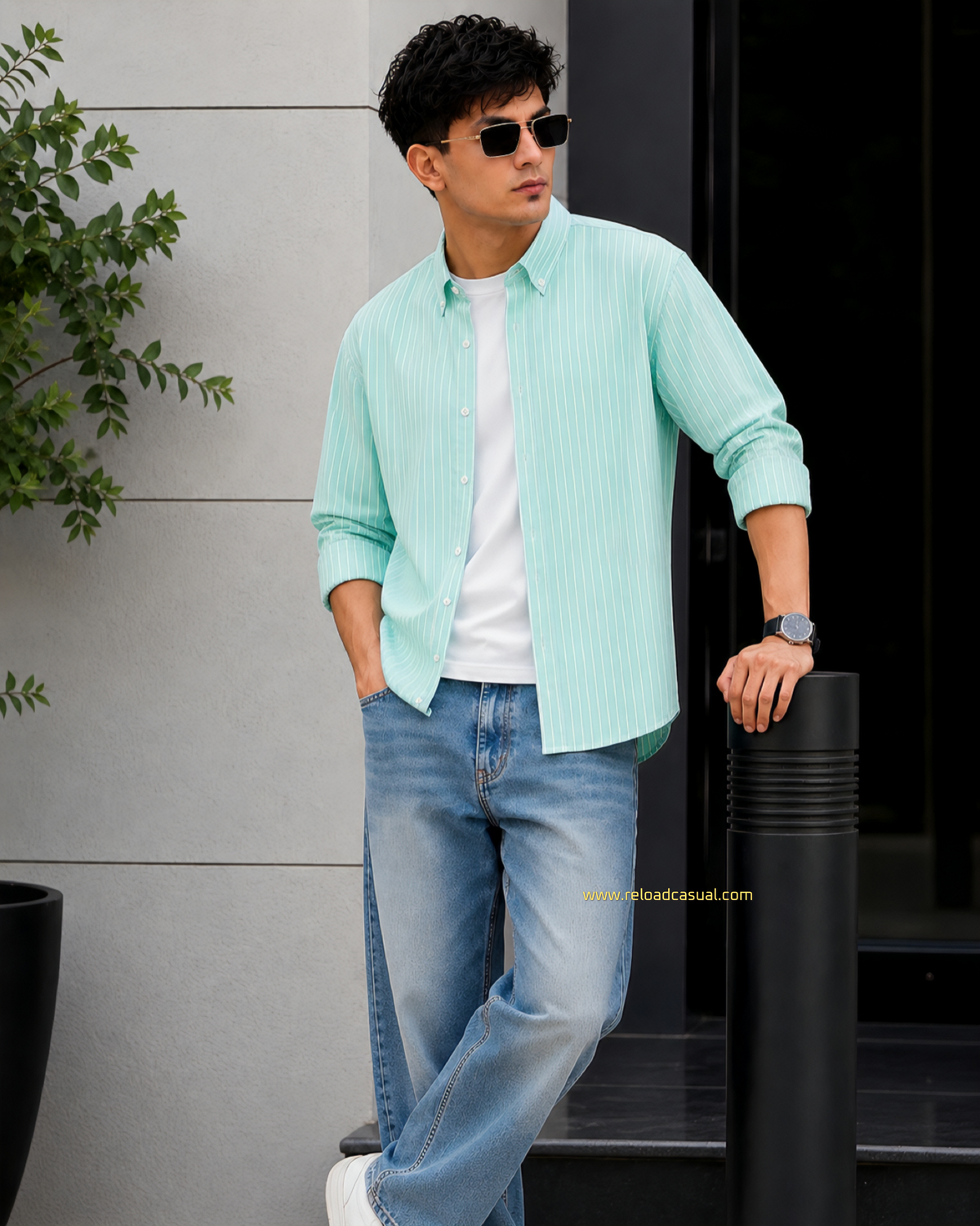 Casual Oxford Lining Italian Fit Shirt