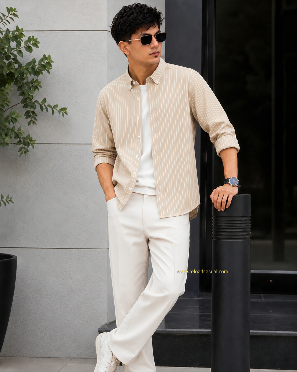 Casual Oxford Lining Italian Fit Shirt