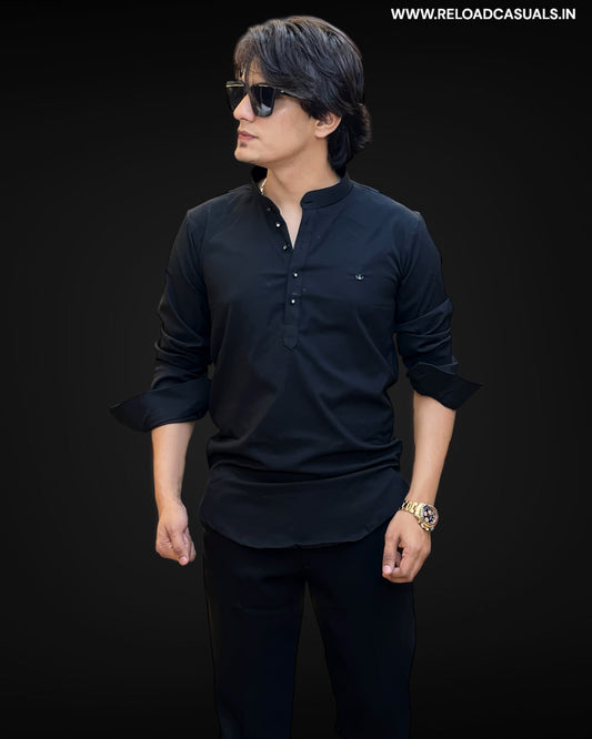 Short Kurta with Mandarin Collar