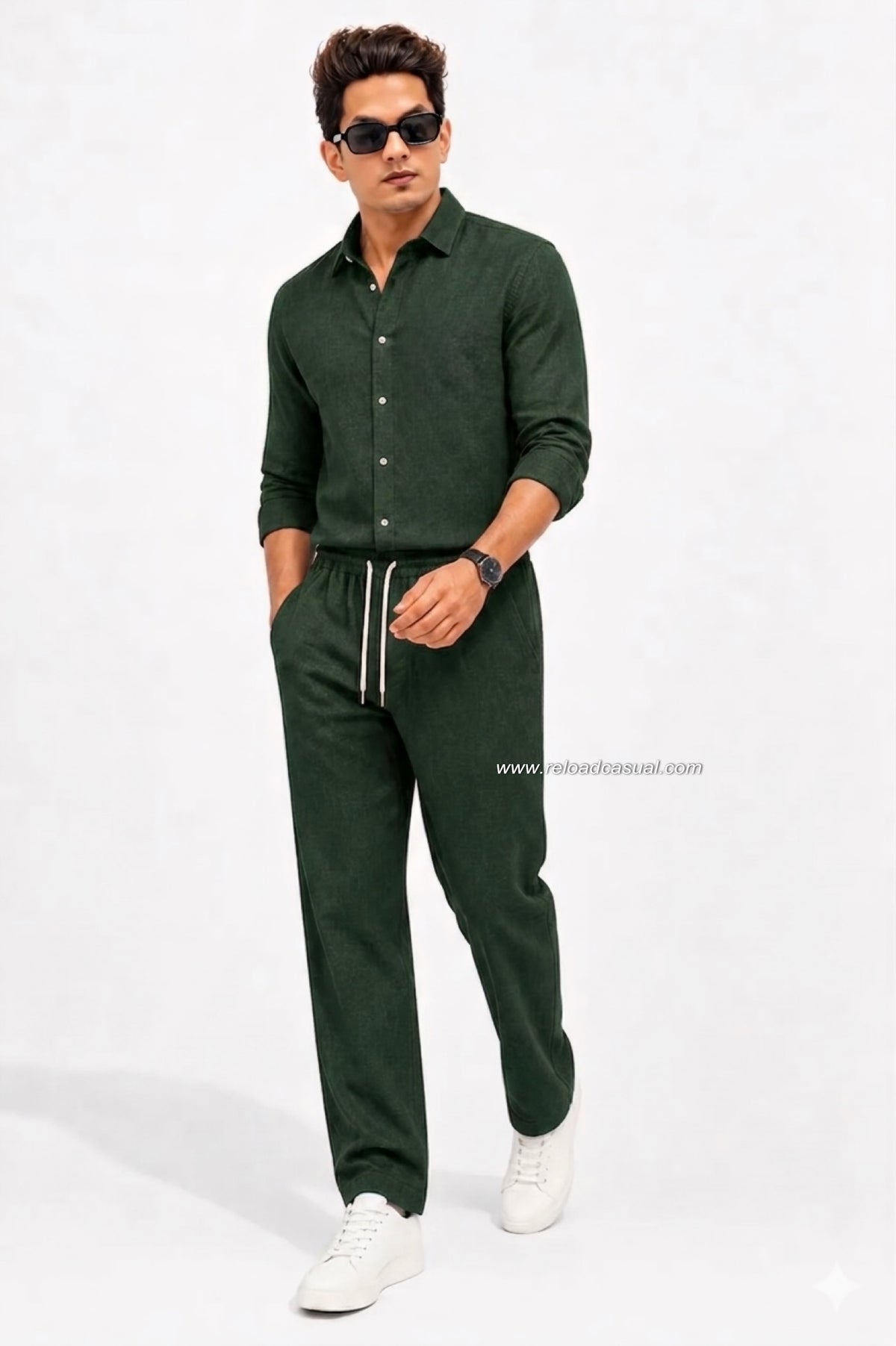 Summer Comfort Linen Tracksuit Set