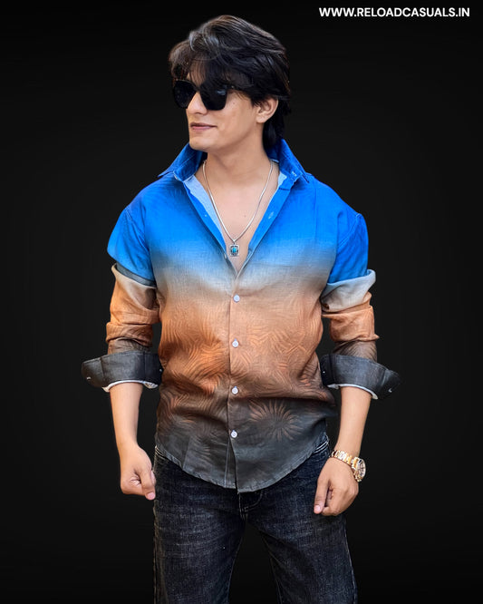 Vibrant Ombre Linen Shirts