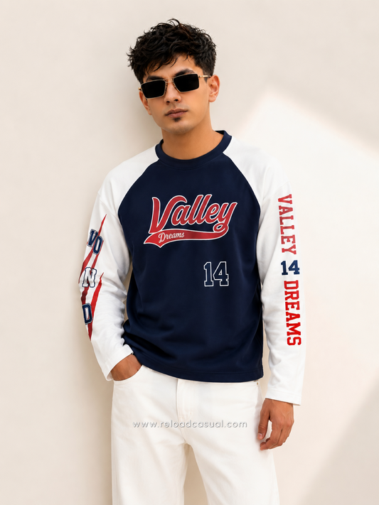 Valley Dreams 14 Waffle Knit Boxy Fit T-Shirt