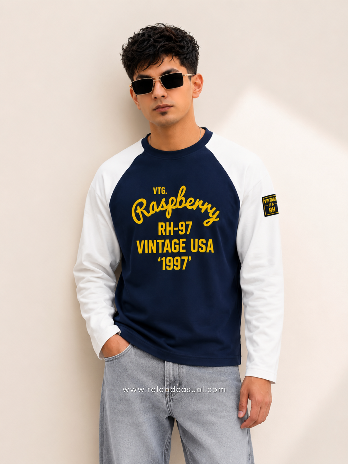 Roseberry Vintage Waffle Knit Boxy Fit T-Shirt
