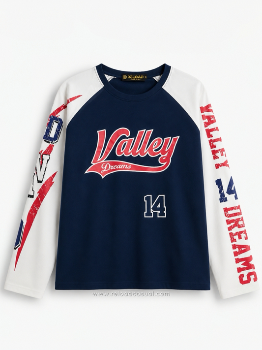 Valley Dreams 14 Waffle Knit Boxy Fit T-Shirt