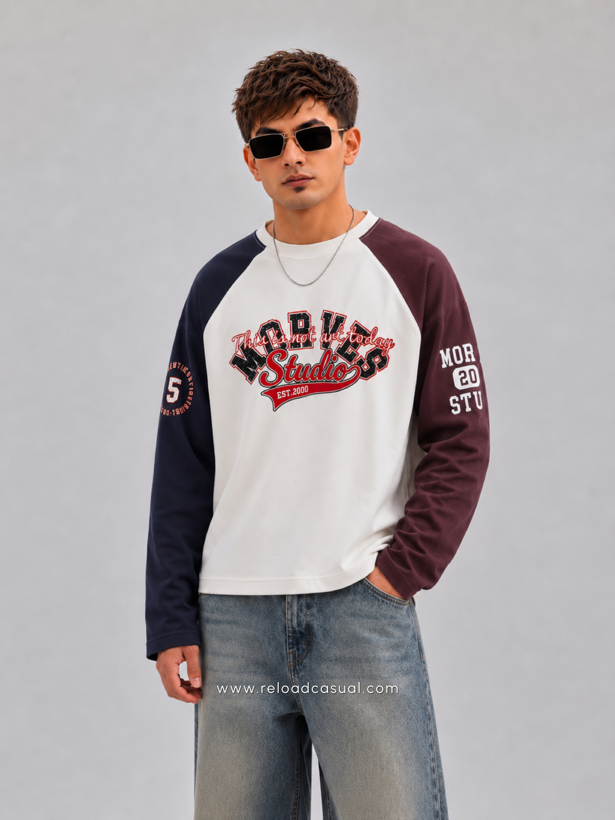 Morves Studio Waffle Knit Boxy Fit T-Shirt