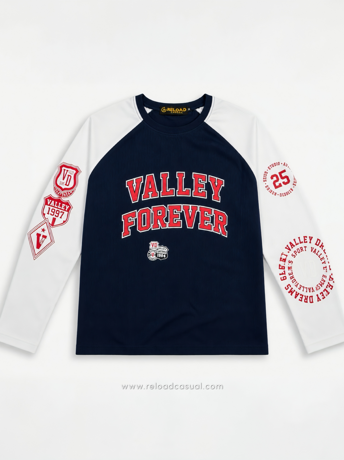 Valley Forever Waffle Knit Boxy Fit T-Shirt
