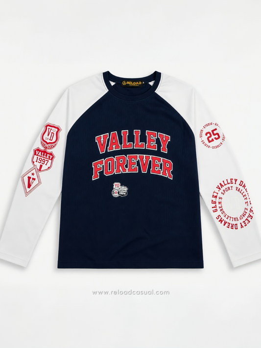 Valley Forever Waffle Knit Boxy Fit T-Shirt