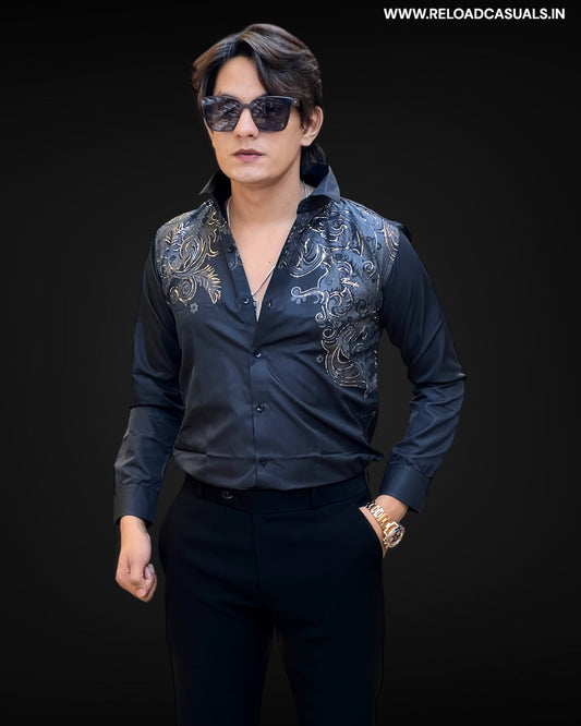 Regal Nights Embroidered Shirt