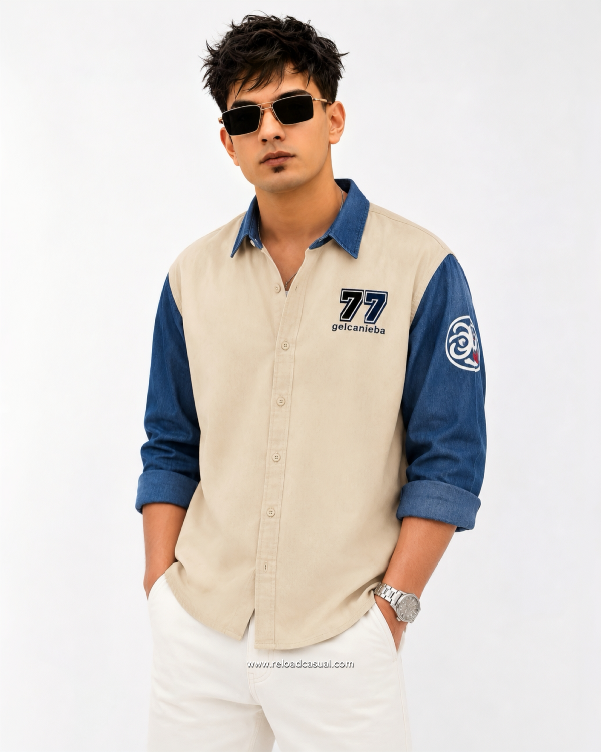 Royal Patch 77 Gelcanieba RFD Denim Shirt