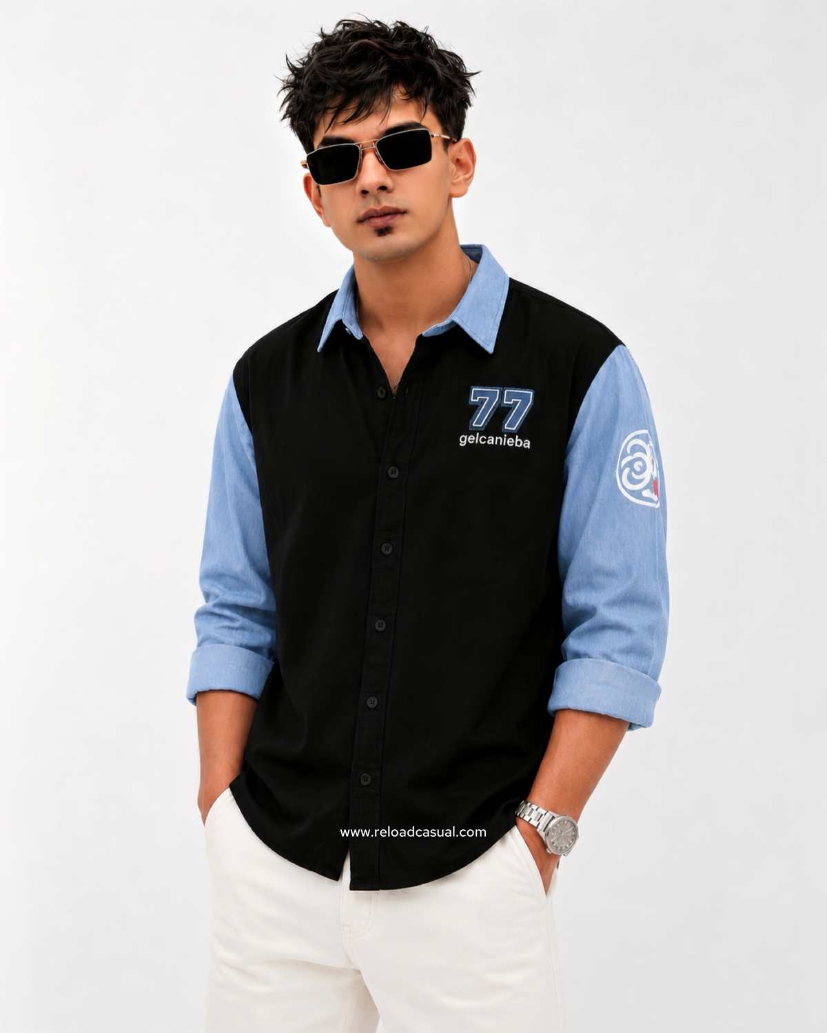 Royal Patch 77 Gelcanieba RFD Denim Shirt
