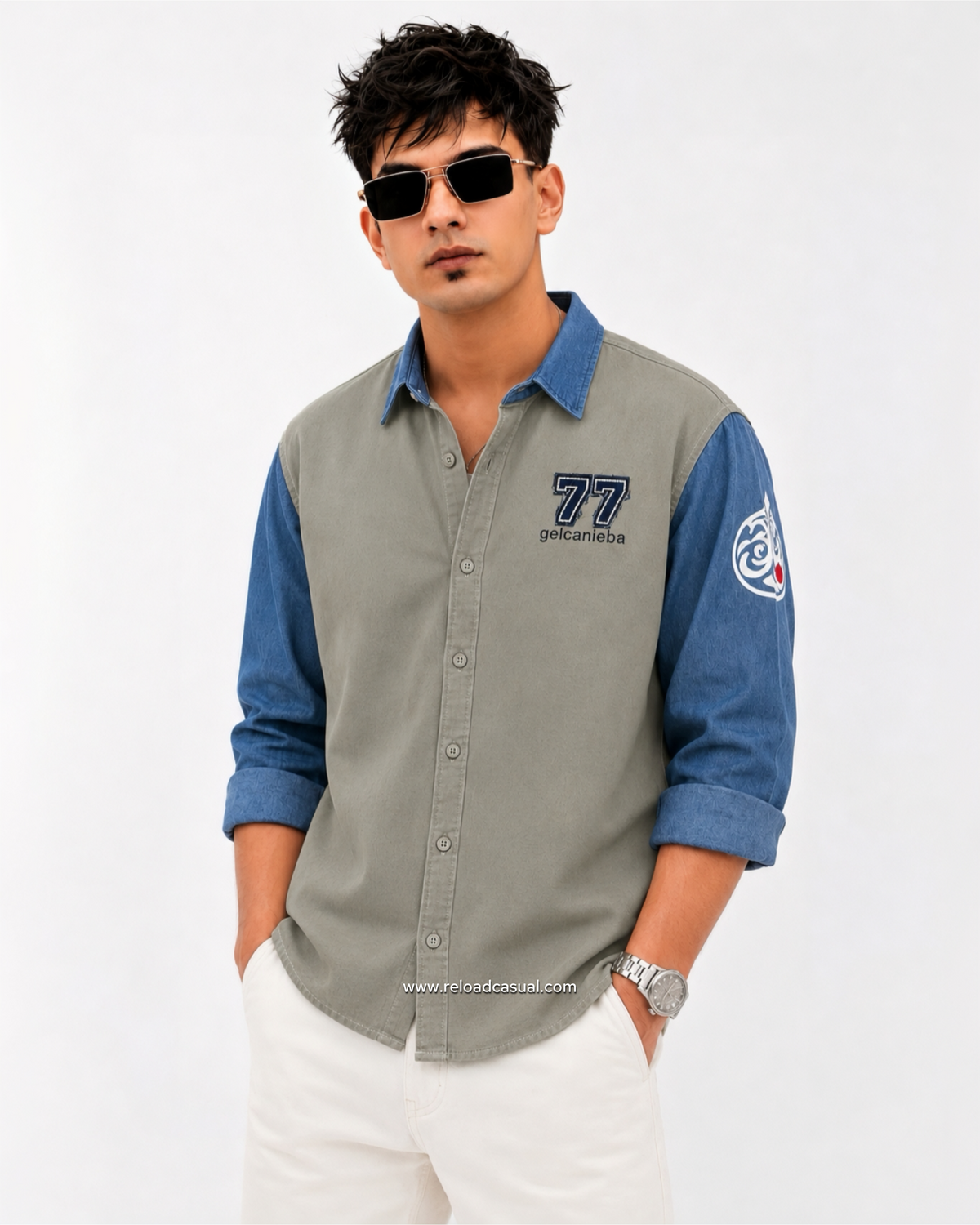 Royal Patch 77 Gelcanieba RFD Denim Shirt