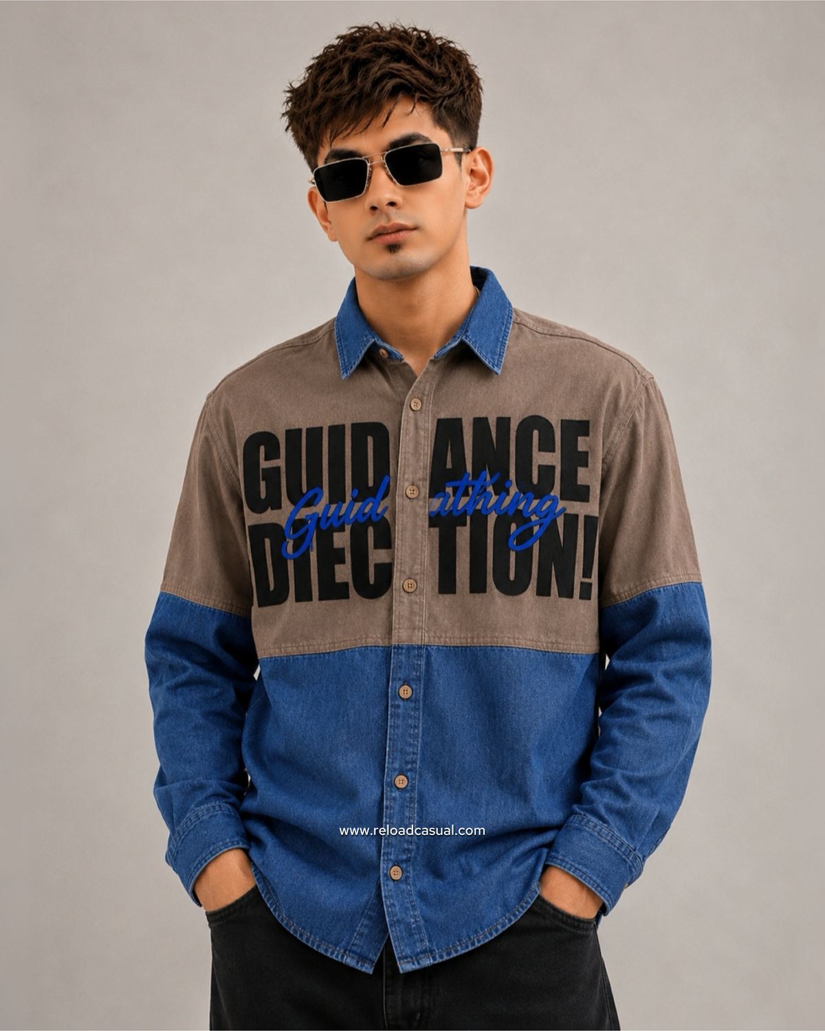 IMP Guidance Printed RFD Denim Shirt