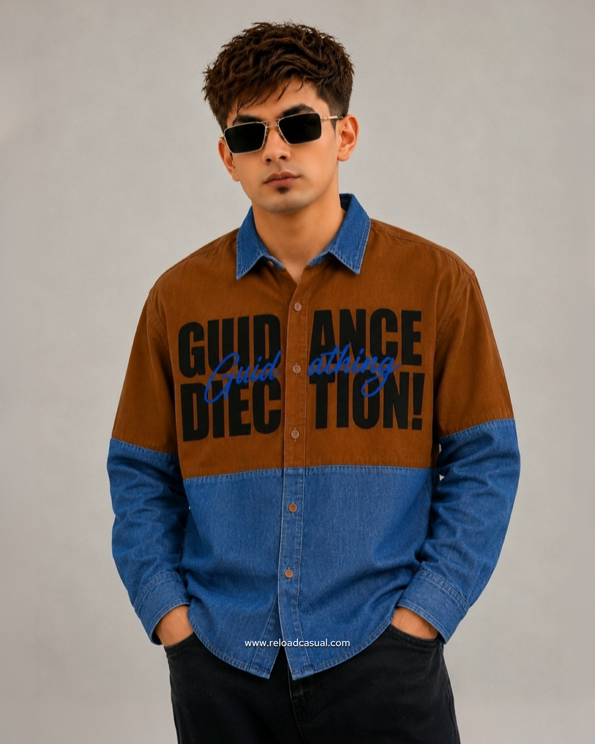 IMP Guidance Printed RFD Denim Shirt