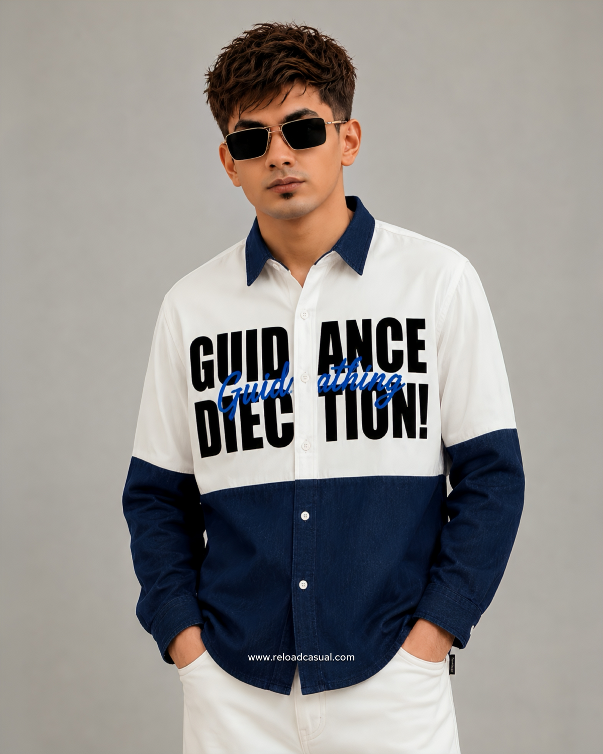 IMP Guidance Printed RFD Denim Shirt