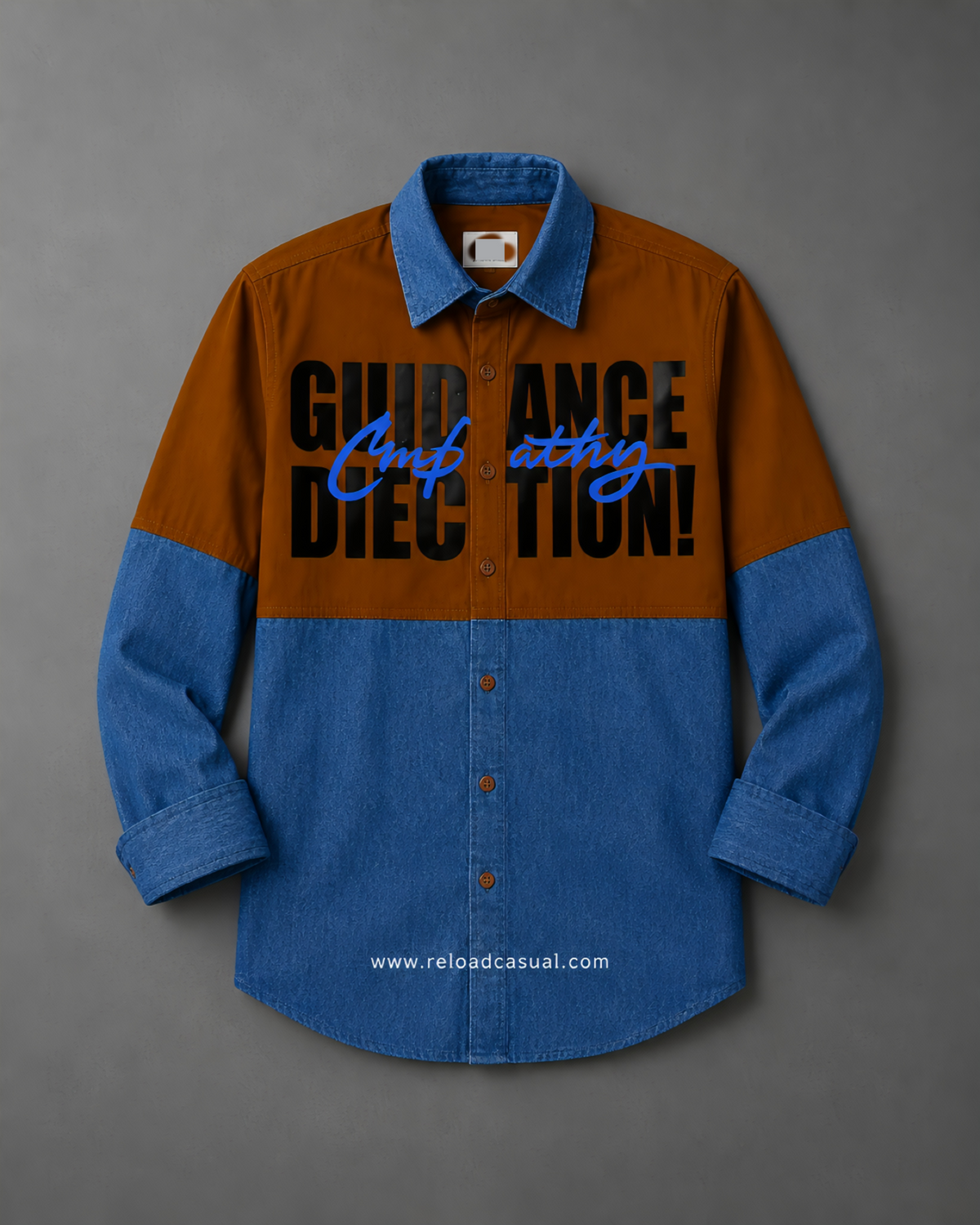 IMP Guidance Printed RFD Denim Shirt
