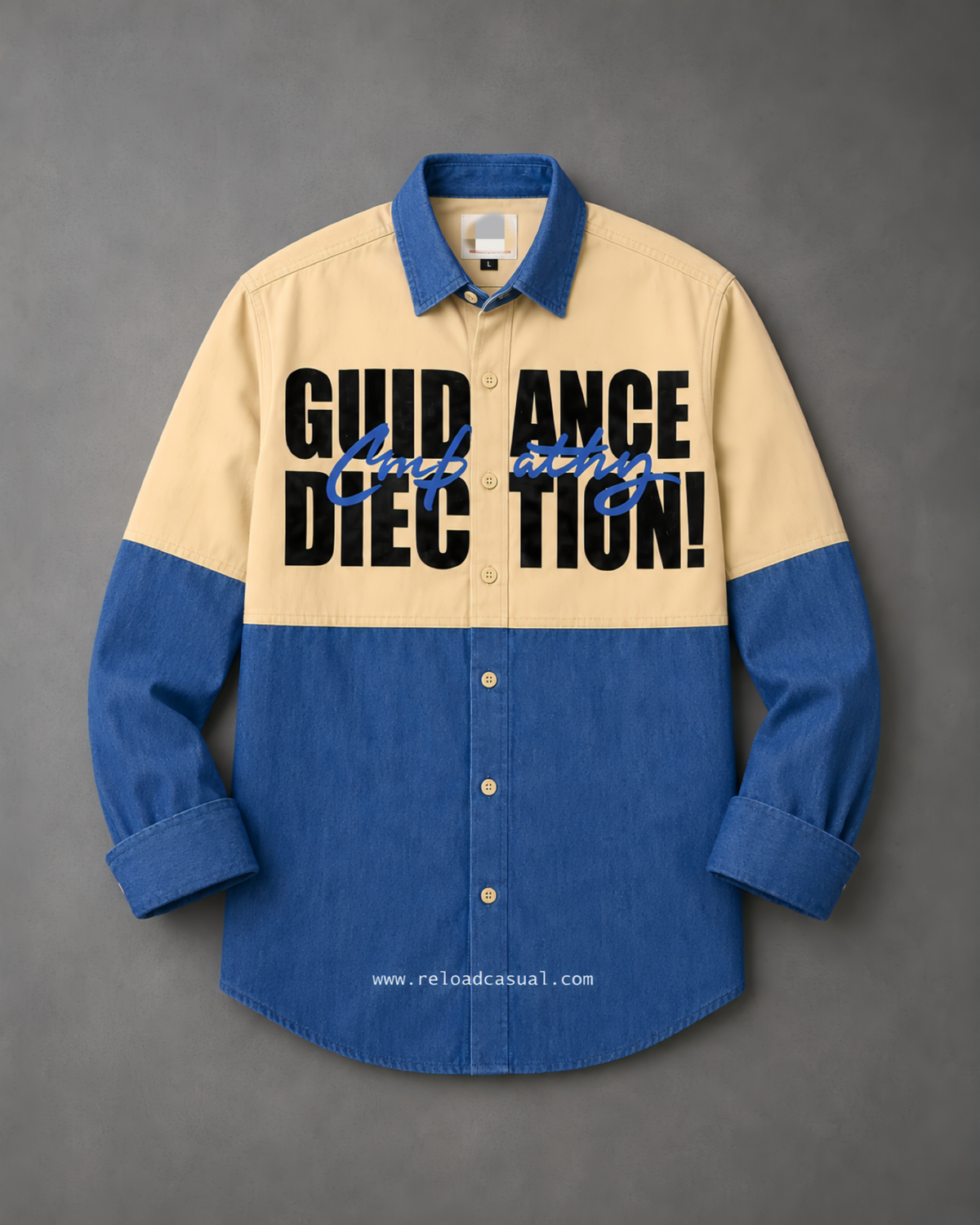 IMP Guidance Printed RFD Denim Shirt