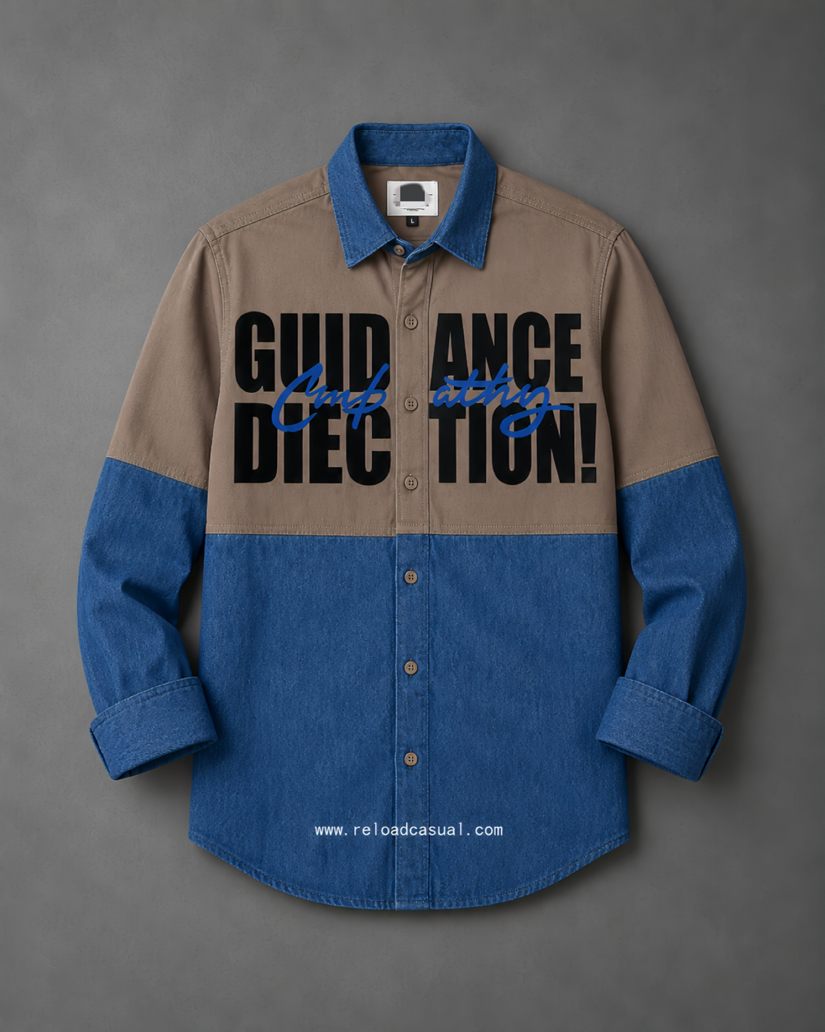 IMP Guidance Printed RFD Denim Shirt
