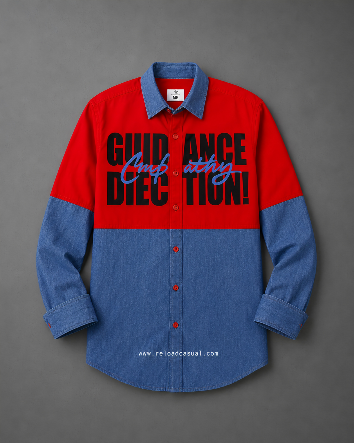 IMP Guidance Printed RFD Denim Shirt