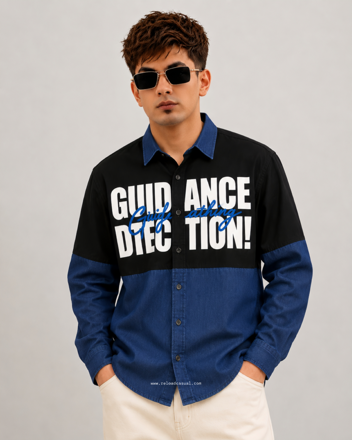 IMP Guidance Printed RFD Denim Shirt
