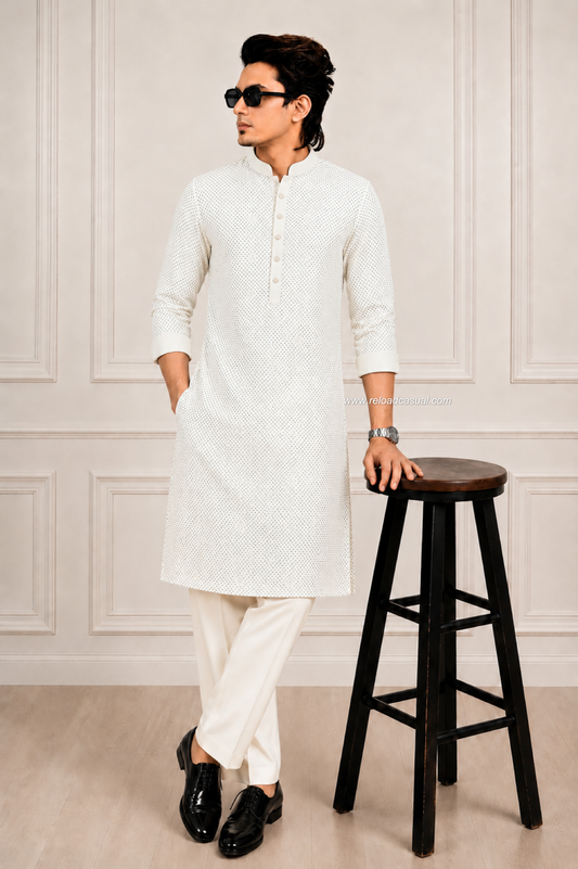 Midnight Sparkle Kurta Set