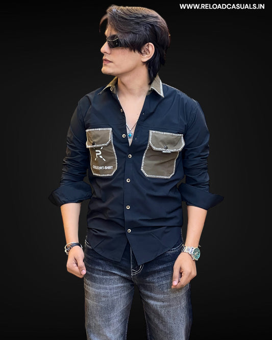 Contrast Pocket Shirt