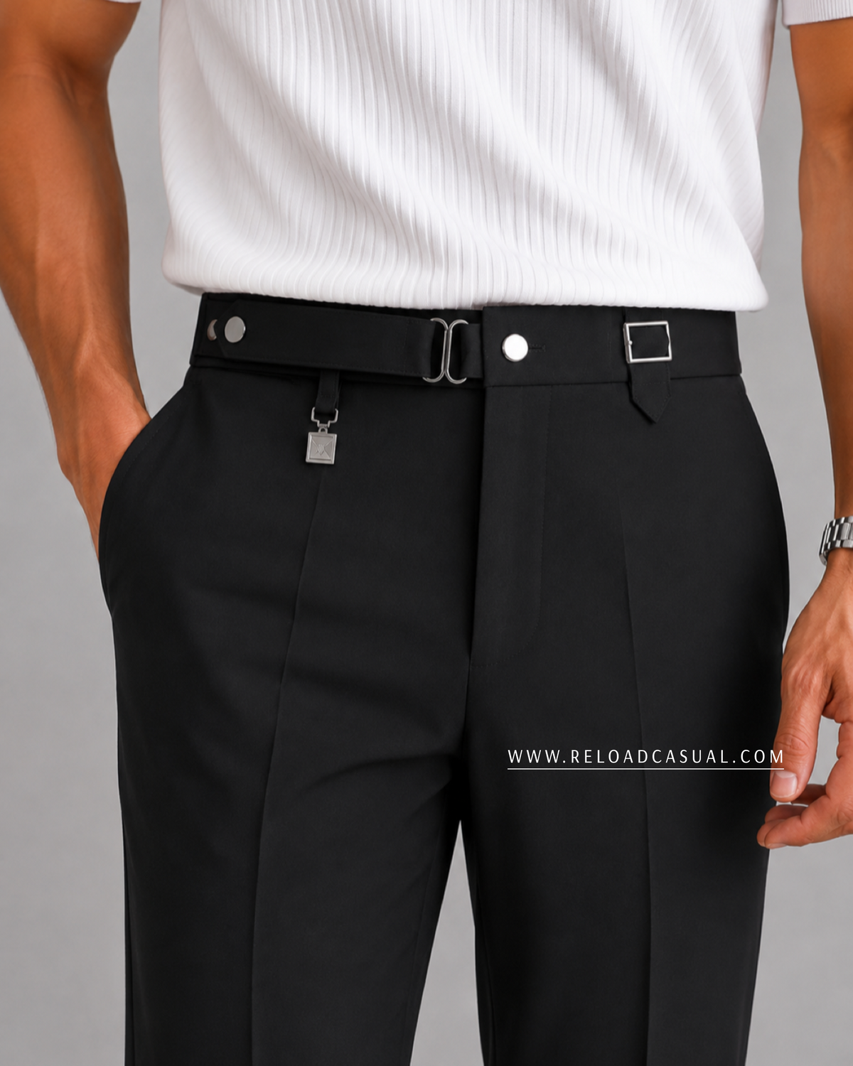Gurkha Men's Regular Fit Formal Pant