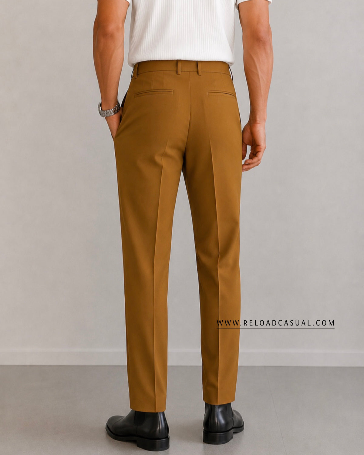Gurkha Men's Regular Fit Formal Pant
