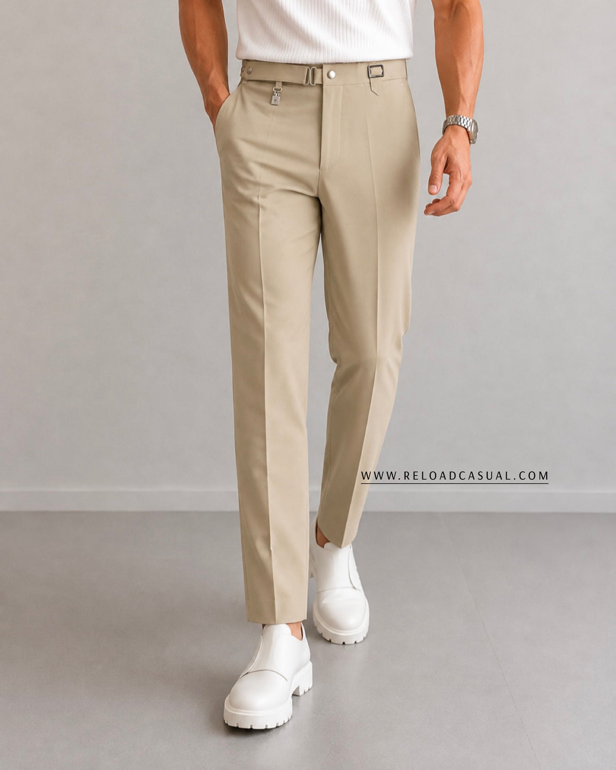 Gurkha Men's Regular Fit Formal Pant